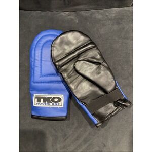 TKO Boxing Gloves unisex 501ROPSB sparring training lightweight Blue & Black